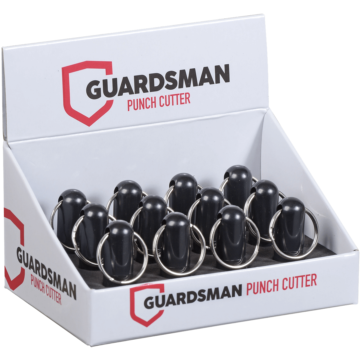 Guardsman 8Mm Punch Cutter Black 12Ct. Display