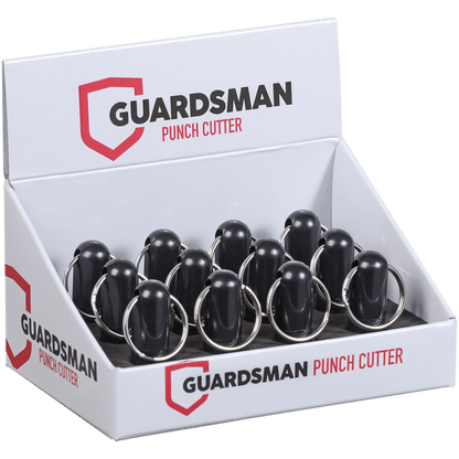 Guardsman 8Mm Punch Cutter Black 12Ct. Display