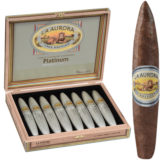 La Aurora Preferidos Platinum Tube 8Ct Box 5X54
