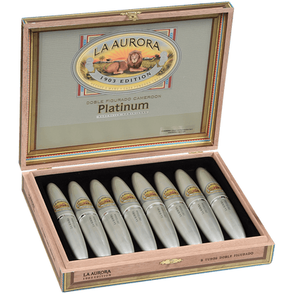 La Aurora Preferidos Platinum Tube 8Ct Box 5X54