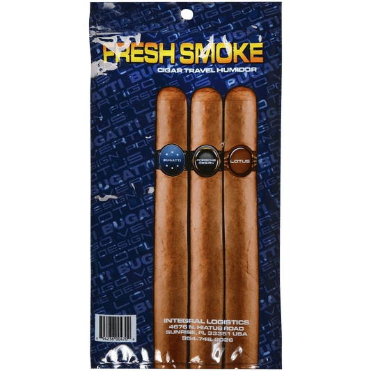 PROMO LOTUS CIGAR BAG 12PK   holds 5 cigars per bag
