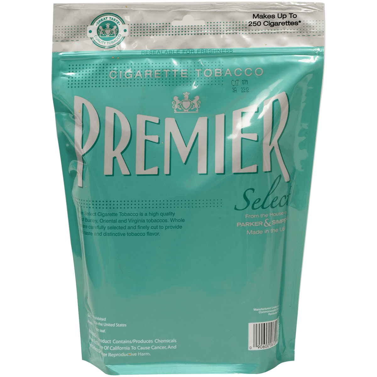 Premier Select Ryo Menthol Green Large Bag 8.00 Oz