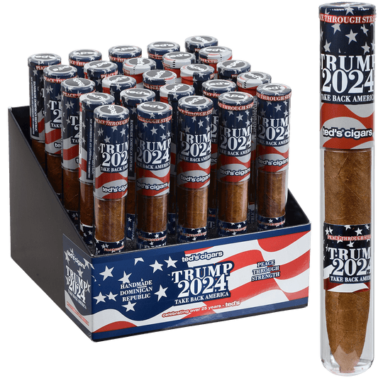 The Presidential Cigar (Trump 2024) By Ted'S Cigars Glass Tubes 25 Ct. 6.00X50