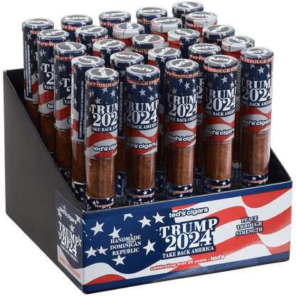 The Presidential Cigar (Trump 2024) By Ted'S Cigars Glass Tubes 25 Ct. 6.00X50