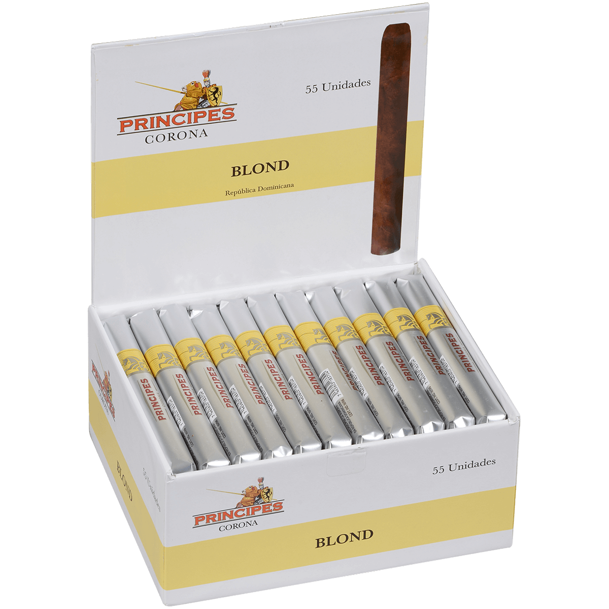 Principes Blond Corona 55 Ct Box 5X38