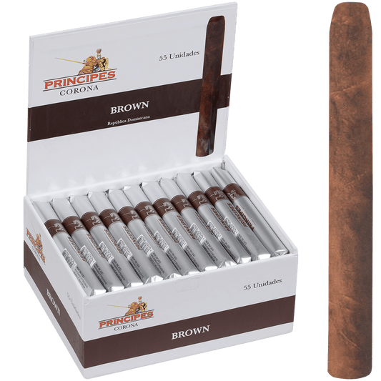 Principes Brown Corona 55 Ct Box 5X38