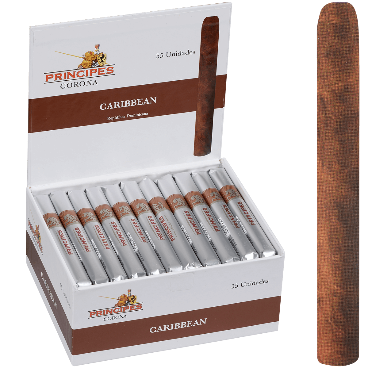 Principes Caribean Corona 55 Ct Box