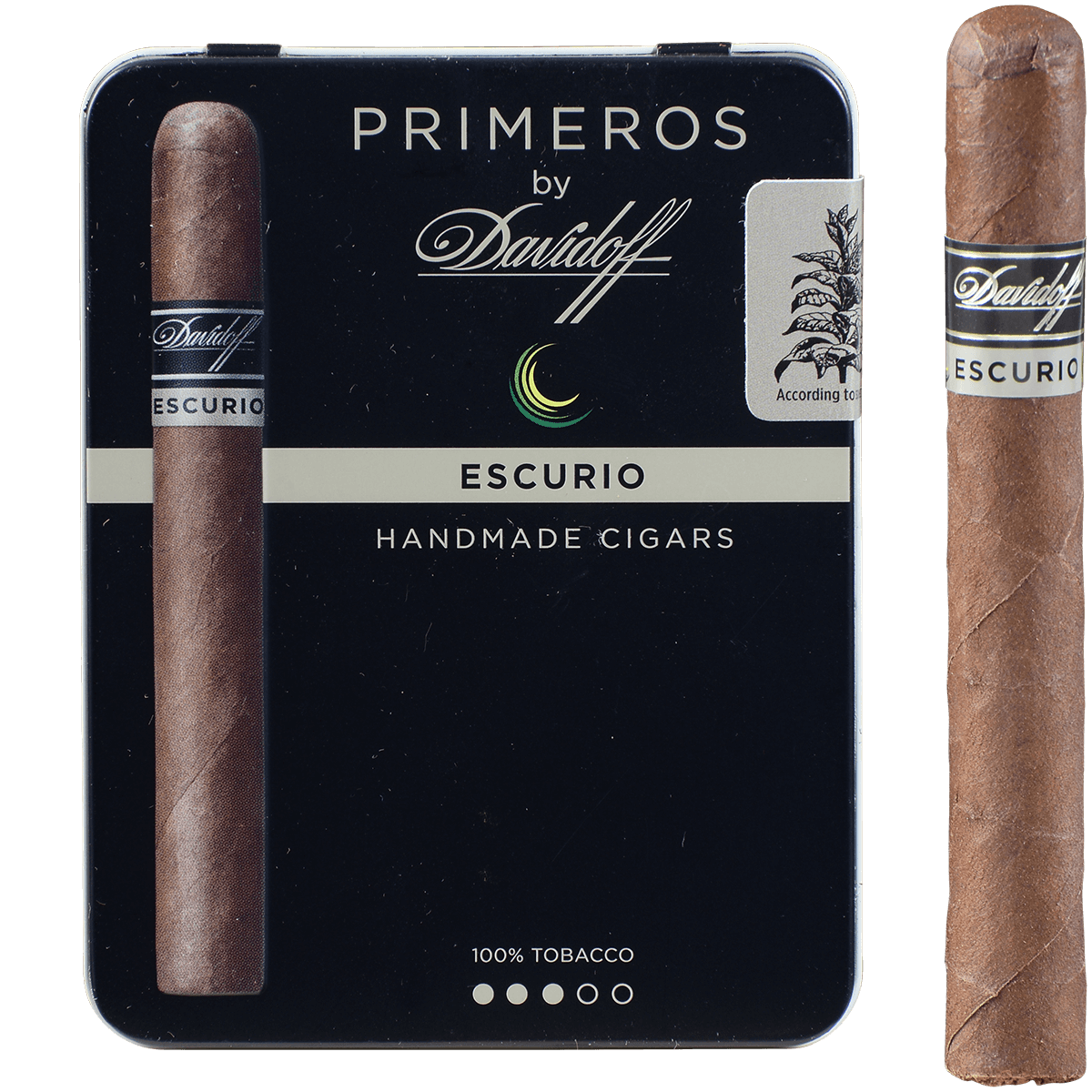 Davidoff Primeros Escurio 5/6 Tins 4.125 X34