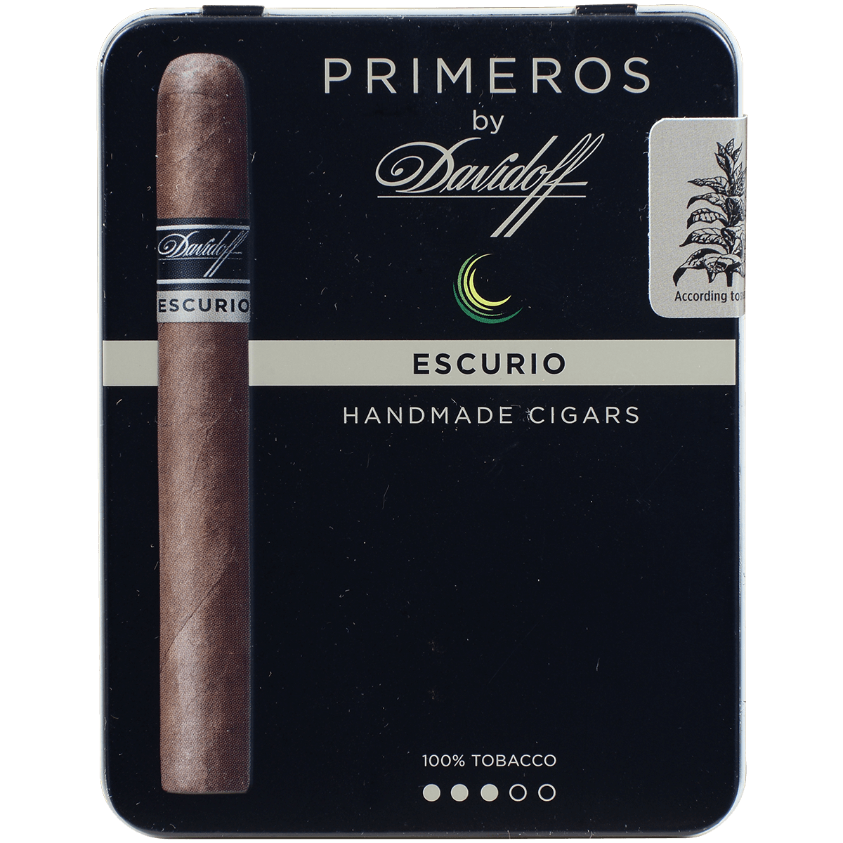 Davidoff Primeros Escurio 5/6 Tins 4.125 X34