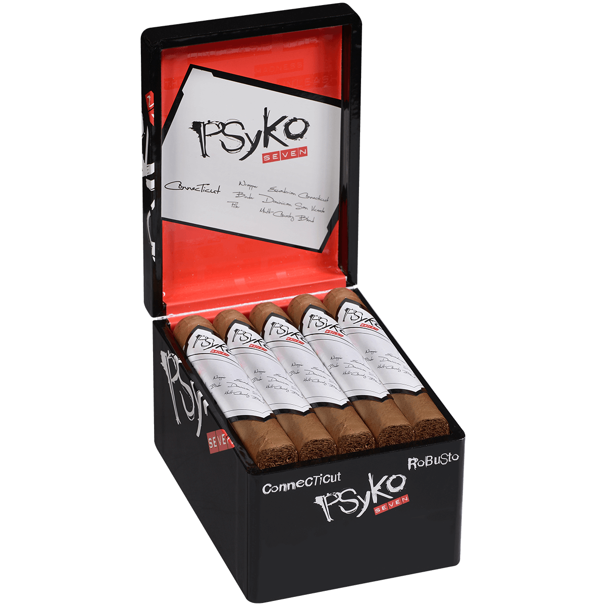 Psyko 7 Connecticut Robusto 20 Ct. Box 5.50X50