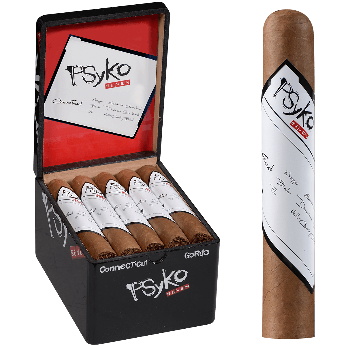 Psyko 7 Connecticut Gordo 20 Ct. Box 6.00X60