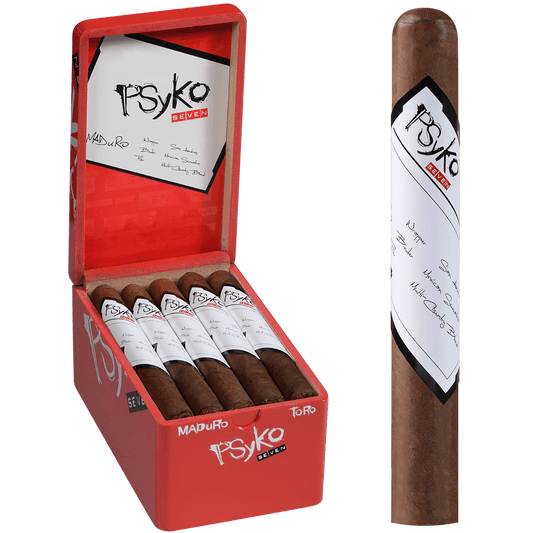 Psyko 7 Maduro Toro 20 Ct. Box 6.25X48