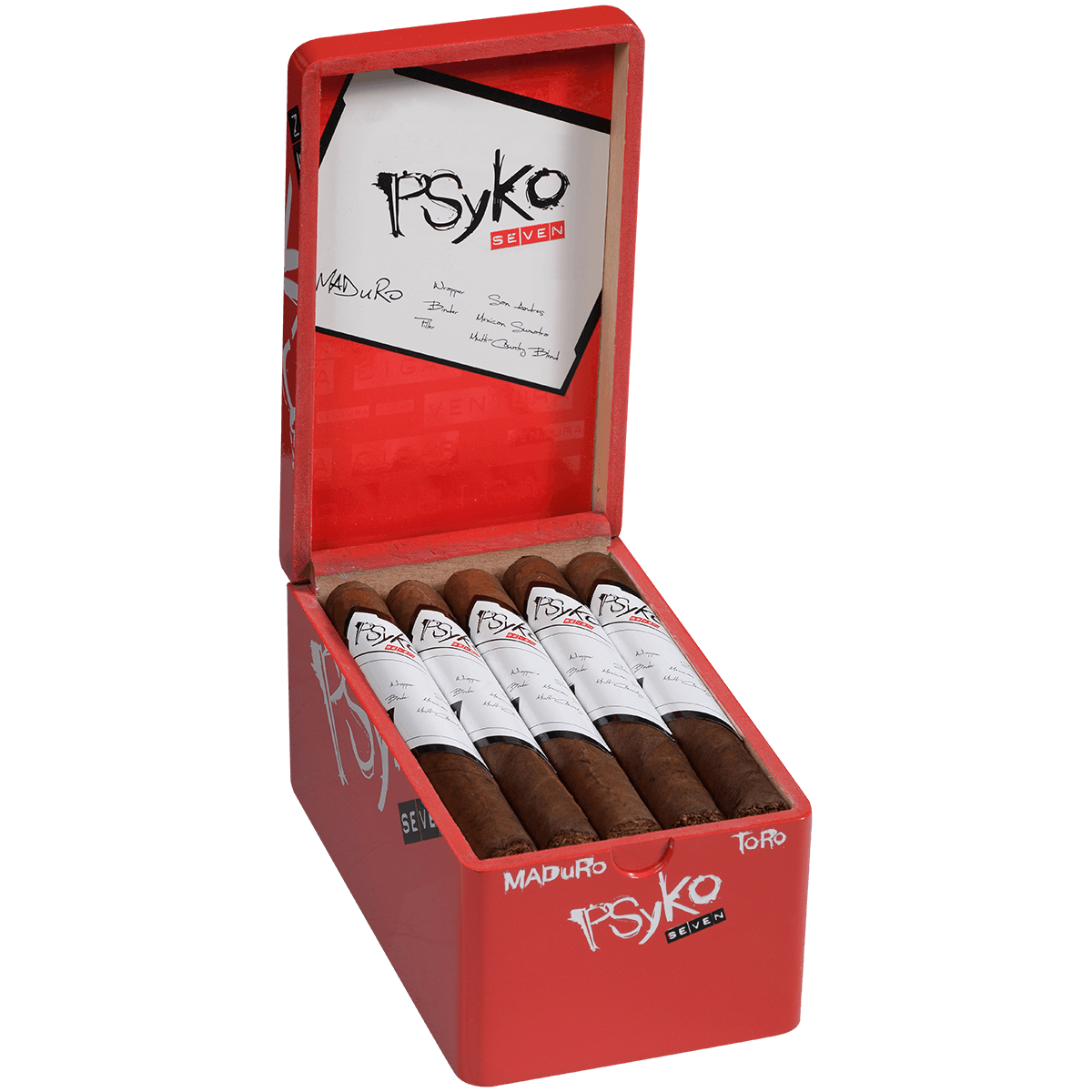 Psyko 7 Maduro Toro 20 Ct. Box 6.25X48