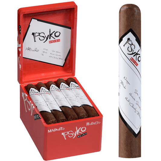 Psyko 7 Maduro Robusto 20 Ct. Box 5.50X50