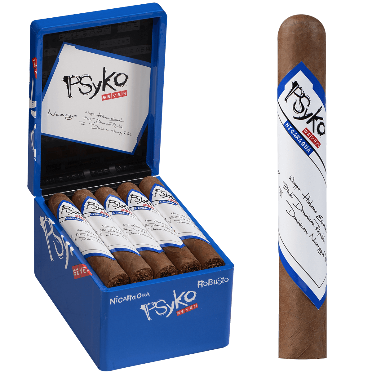 Psyko 7 Nicaraguan Robusto 20 Ct. Box 5.50X50