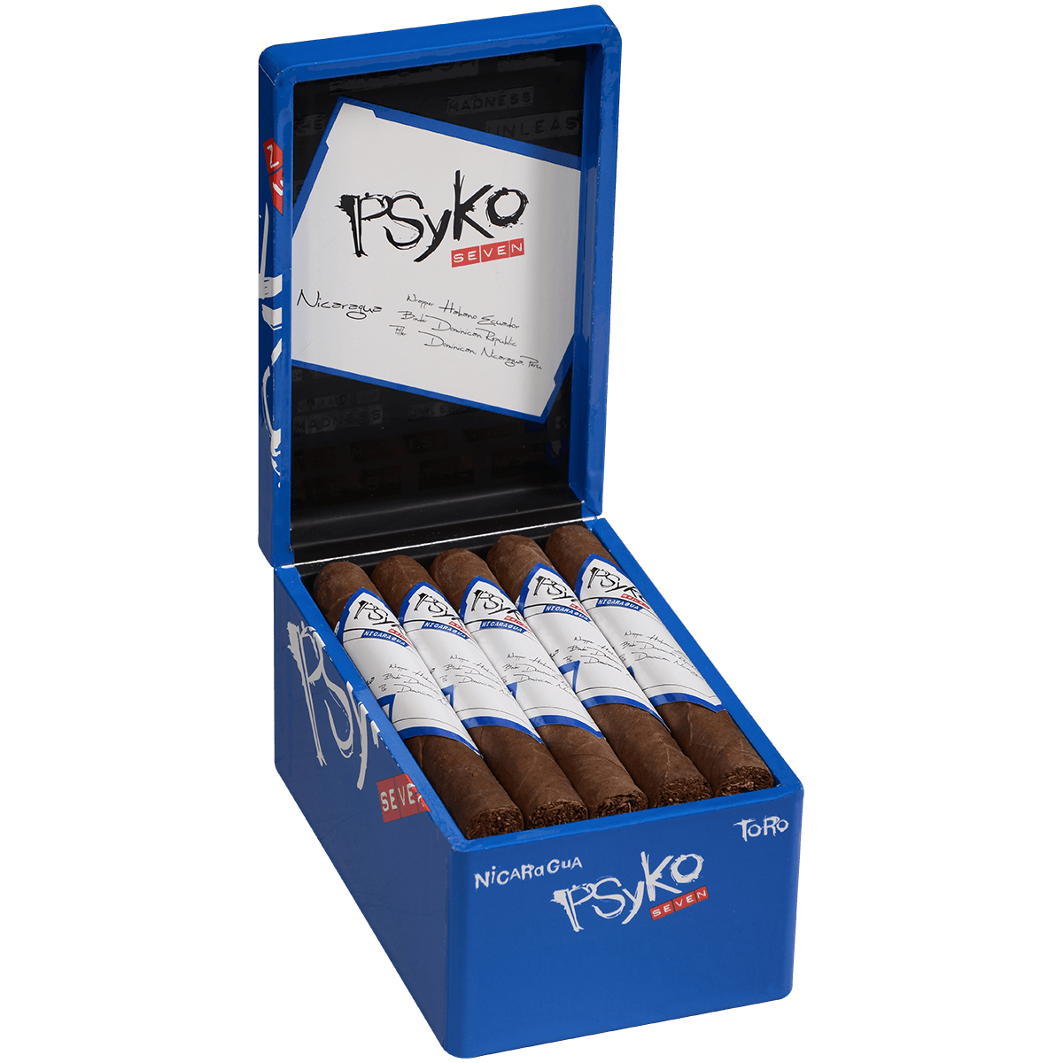 Psyko 7 Nicaraguan Toro 20 Ct. Box 6.25X48
