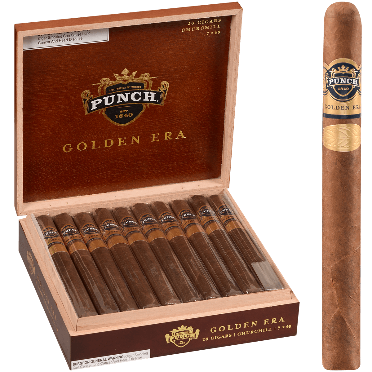 Punch Golden Era Churchill 20 Ct. Box 7.00X48
