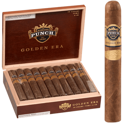 Punch Golden Era Toro 20 Ct. Box 6.00X52