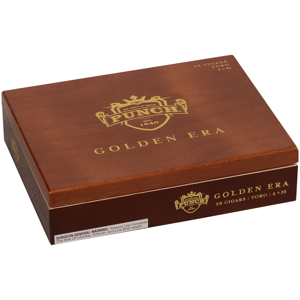 Punch Golden Era Toro 20 Ct. Box 6.00X52