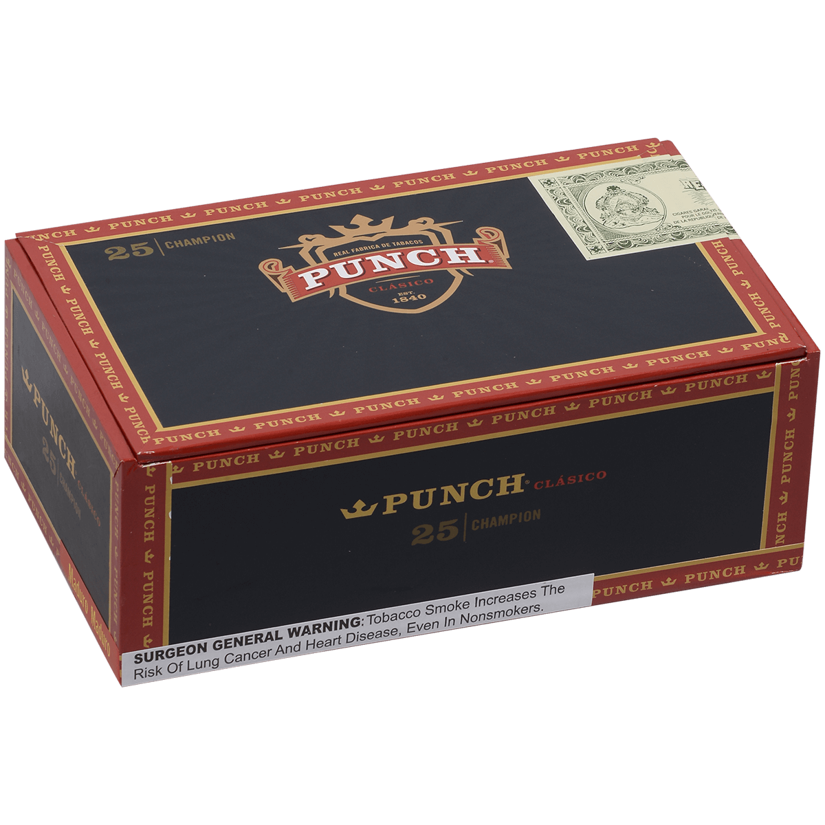Punch Champion Double Maduro 25 Ct. Box 4.50X30/60/44