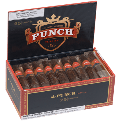 Punch Champion Double Maduro 25 Ct. Box 4.50X30/60/44
