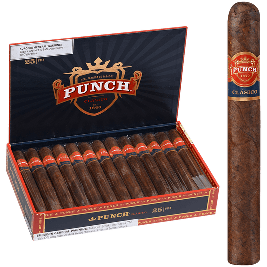 Punch Pitas Maduro 25 Ct. Box 6.12X48