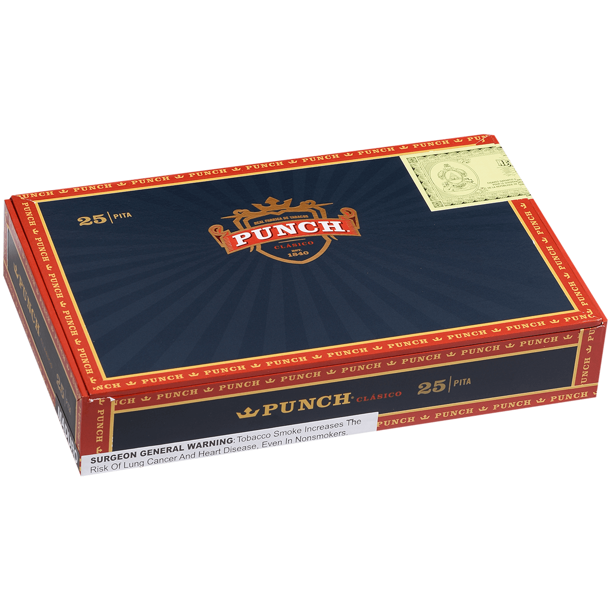 Punch Pitas Maduro 25 Ct. Box 6.12X48
