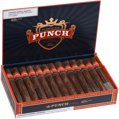 Punch Pitas Maduro 25 Ct. Box 6.12X48