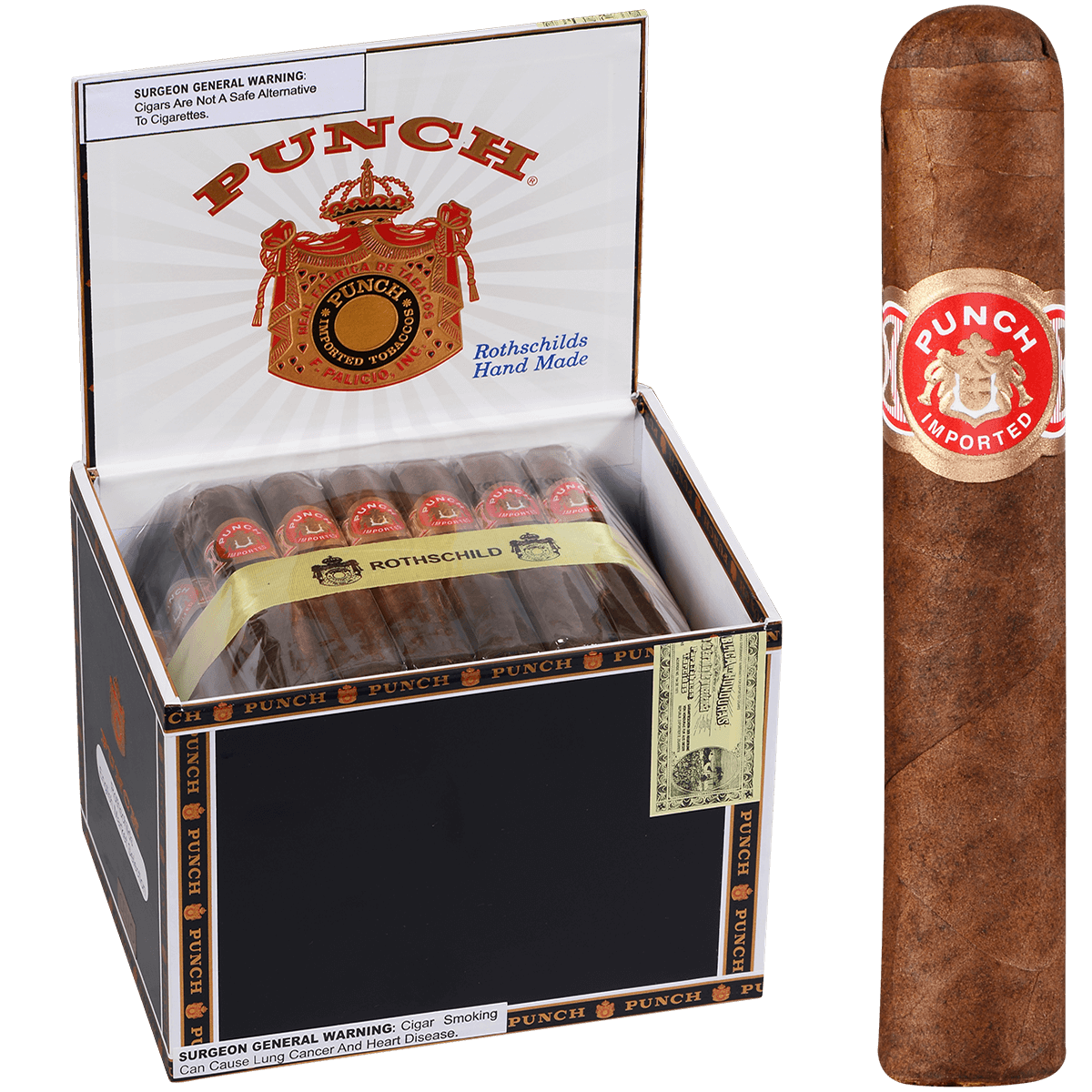 Punch Rothschilds Ems Cello 50 Ct. Box 4.50X50