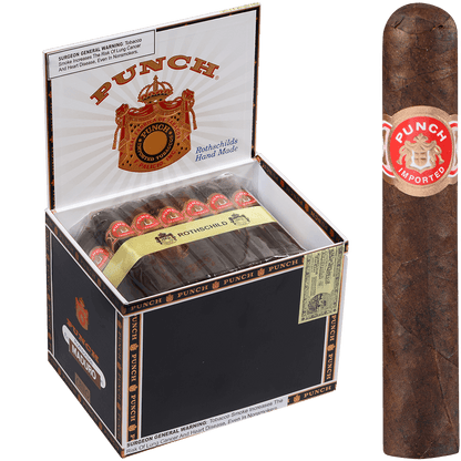 Punch Rothschilds Maduro/Maduro Cello 50 Ct. Box 4.50X50