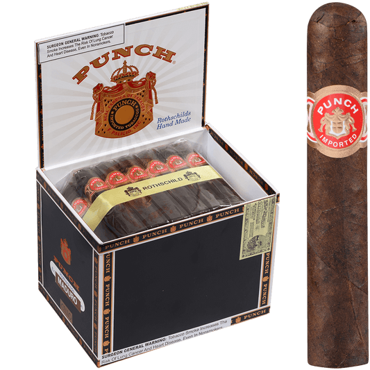 Punch Rothschilds Maduro/Maduro Cello 50 Ct. Box 4.50X50