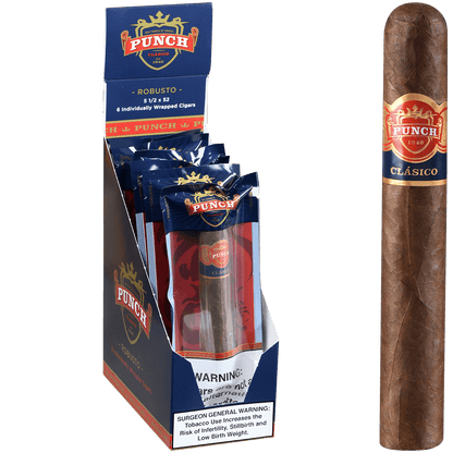 Punch Freshness Pack Robusto 6 Ct. Box 5.50X52