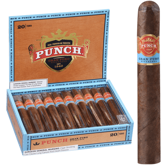Punch Gran Puro Nicaragua Toro 20 Ct. Box 6.00X54