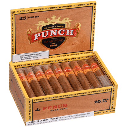 Punch Gran Puro Santa Rita 25 Ct. Box 4.50X52