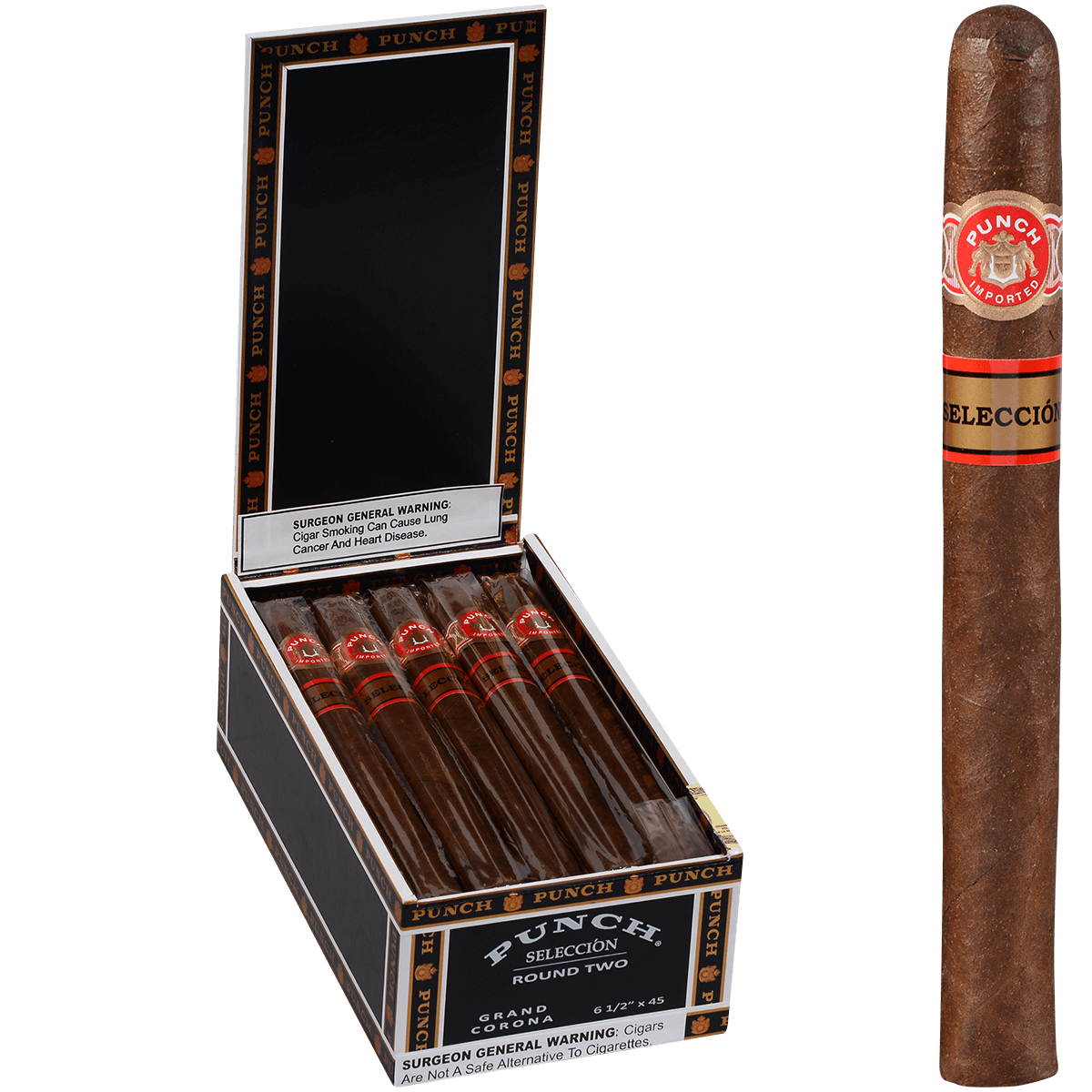 Punch Seleccion Ii Grand Corona 15 Ct. Box 6.50X45