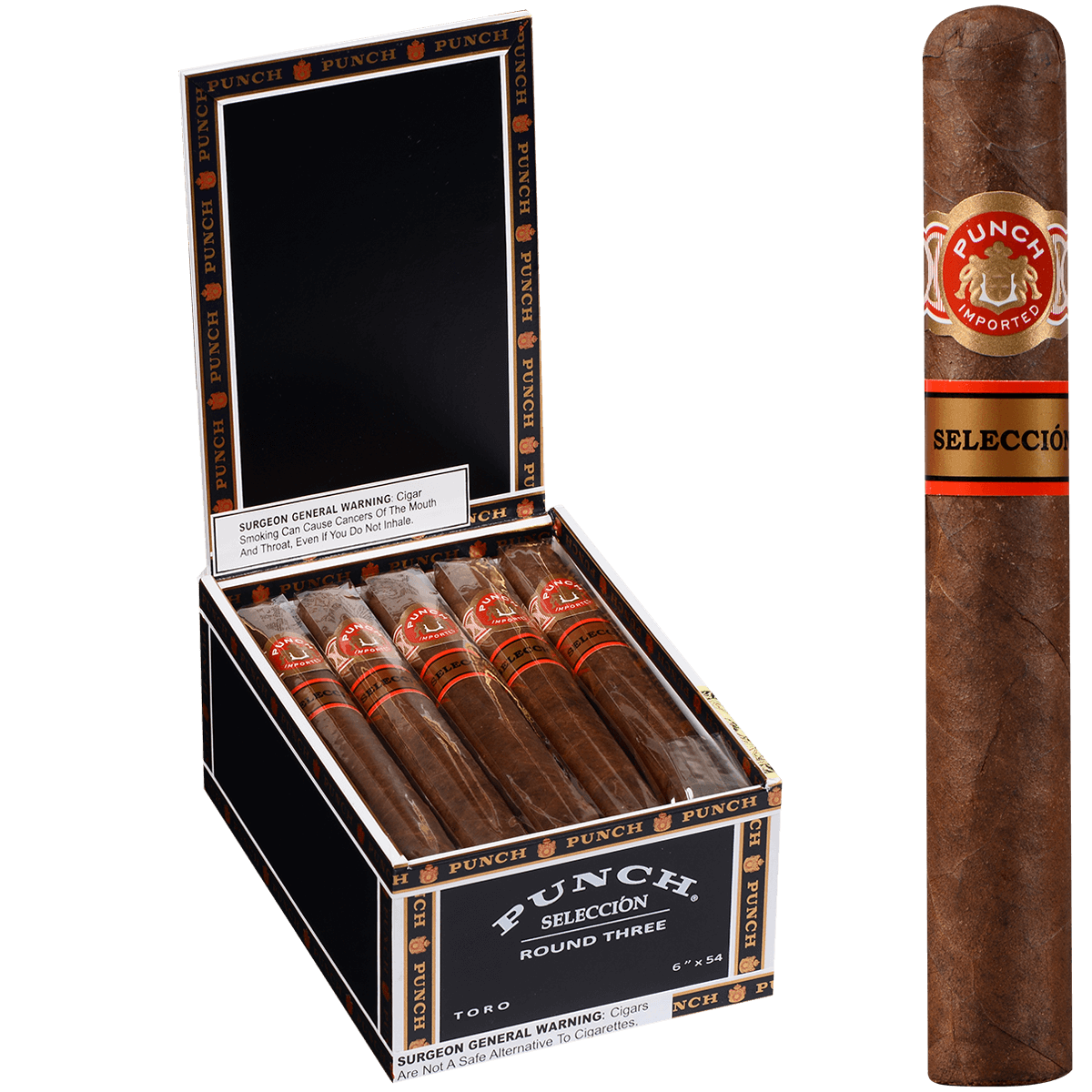 Punch Seleccion Iii Toro 15 Ct. Box 6.00X54