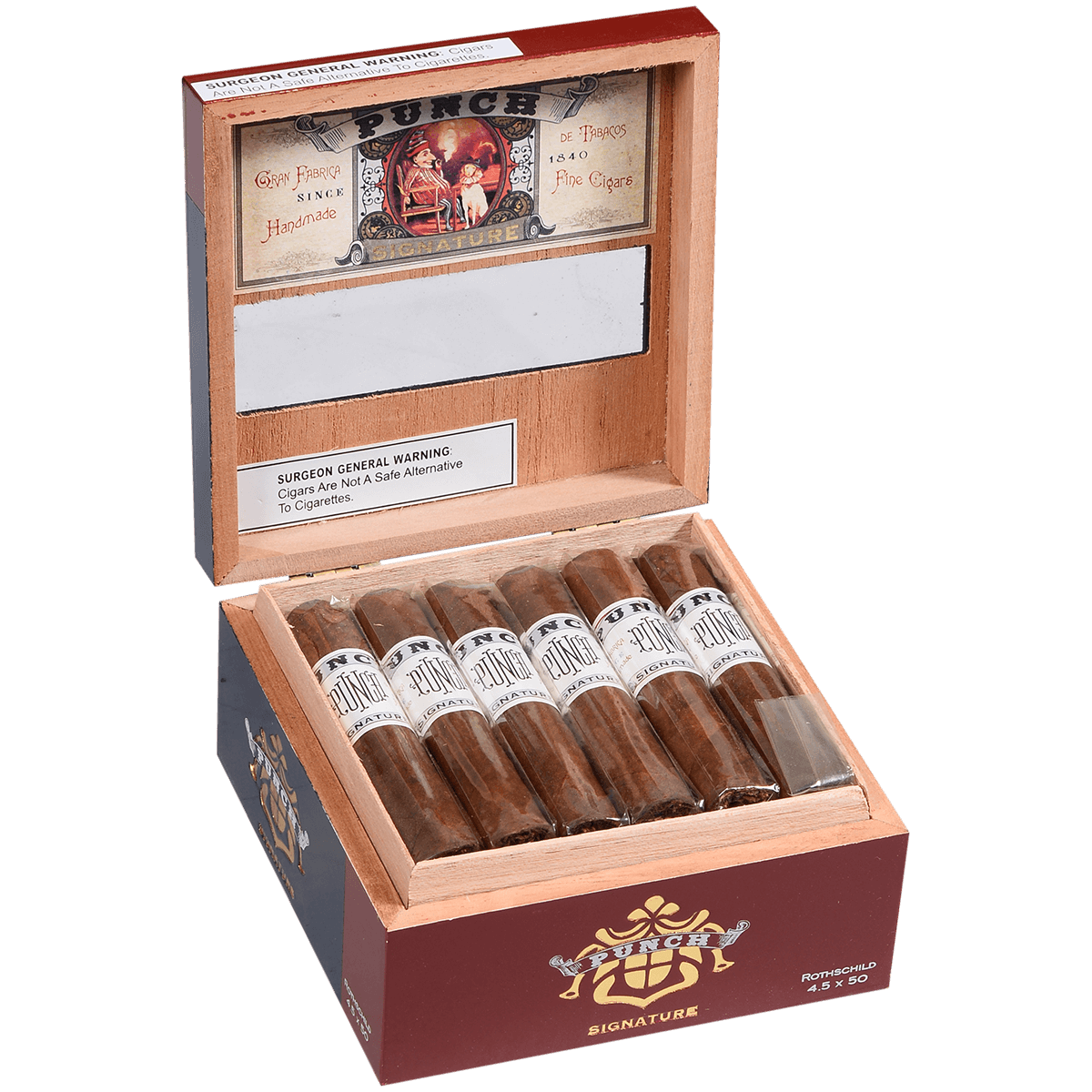Punch Signature Rothschild 18 Ct. Box 4.50X50