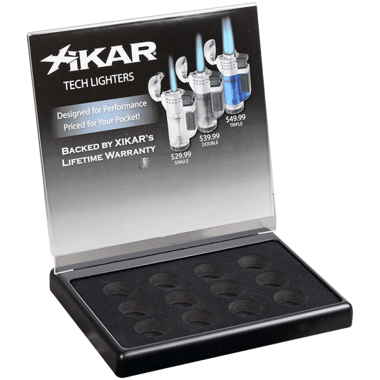 PROMO XIKAR TECH LIGHTER COUNTERTOP COMPACT DISPLAY BOX   holds 12ct lighters not included