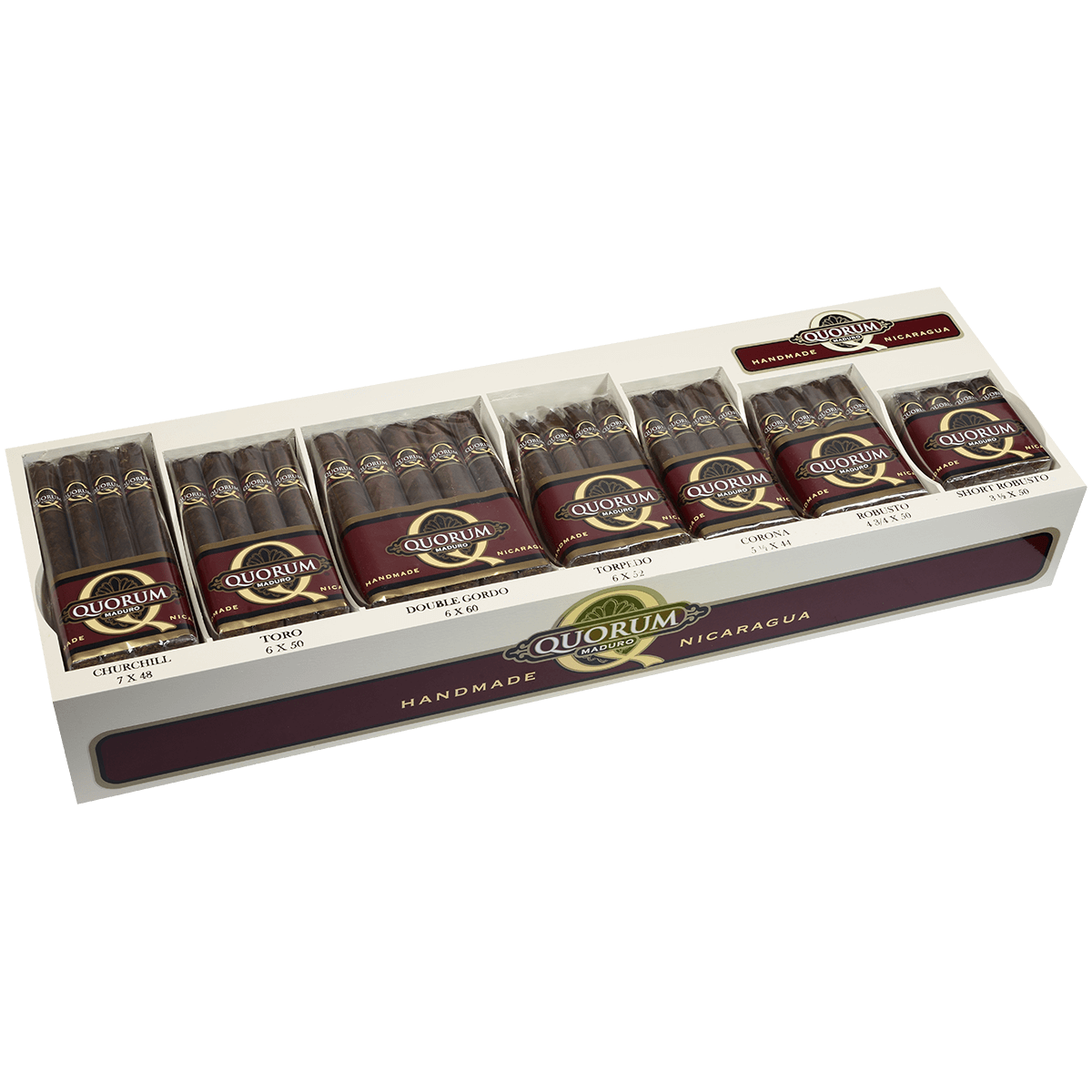 Quorum Maduro 7 Slot Pre-Pack Tray 7/20 Ct Bundle