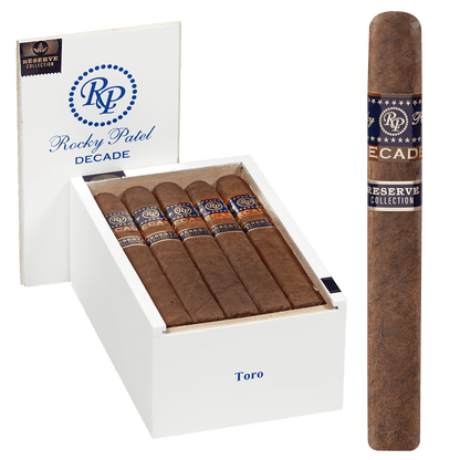 Reserve Collection Rocky Patel Decade Box Pressed Toro 6.50X52 20Ct Box