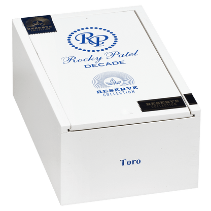 Reserve Collection Rocky Patel Decade Box Pressed Toro 6.50X52 20Ct Box