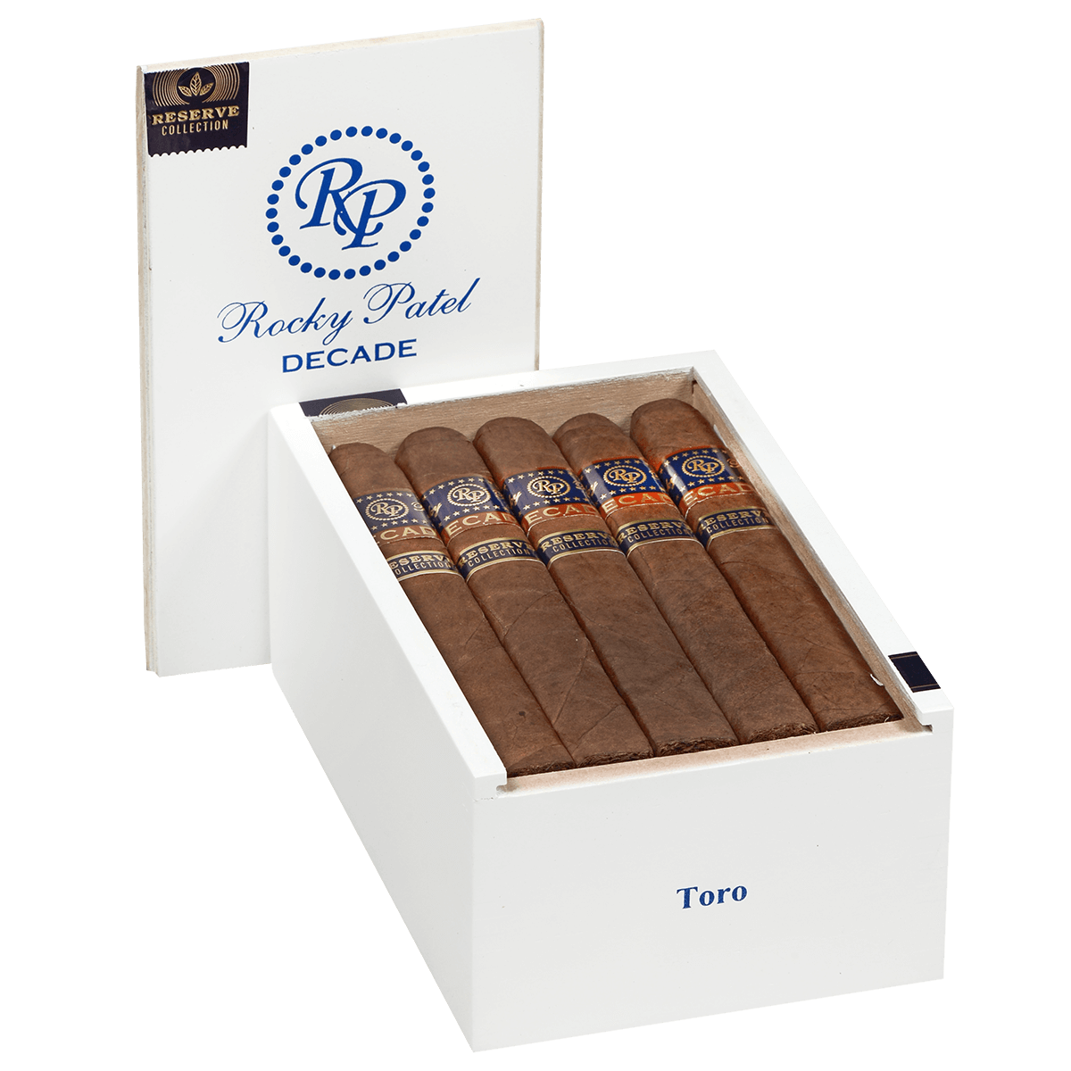 Reserve Collection Rocky Patel Decade Box Pressed Toro 6.50X52 20Ct Box