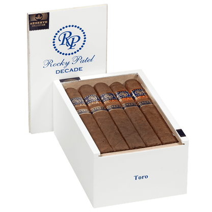 Reserve Collection Rocky Patel Decade Box Pressed Toro 6.50X52 20Ct Box