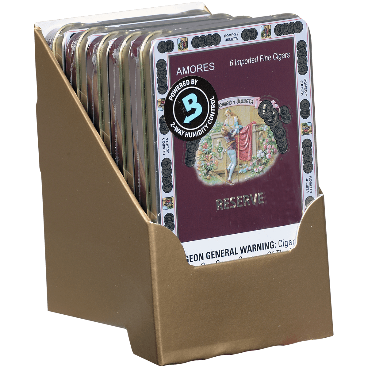 Romeo Y Julieta Habana Reserve Amores 5/6 Tin Packs 4.00X33