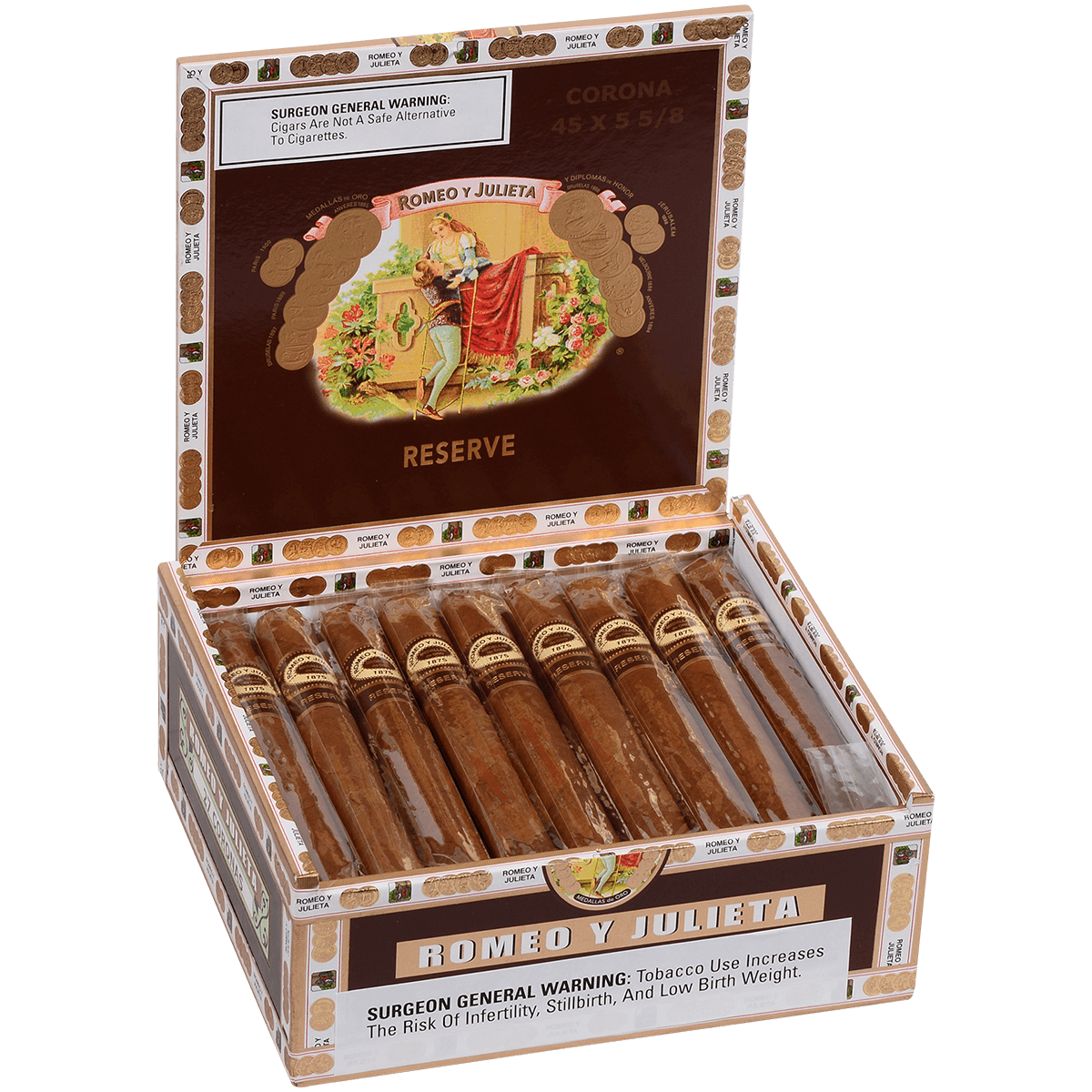 Romeo Y Julieta Habana Reserve Corona 27 Ct. Box 5.62X45