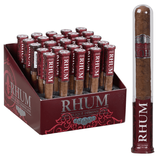 Rhum 538 Glass Tubes 25 Ct. Upright Display 5.00X38