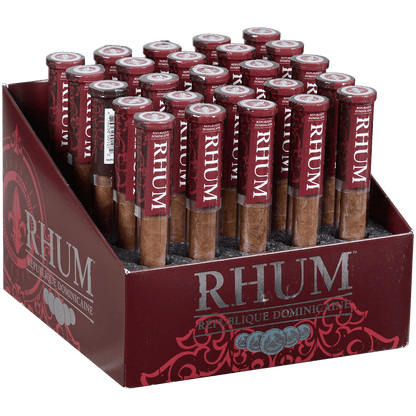 Rhum 538 Glass Tubes 25 Ct. Upright Display 5.00X38