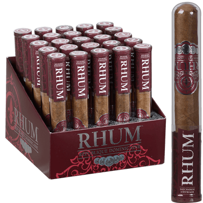 Rhum 650 Glass Tubes 25 Ct. Upright Display 6.00X50