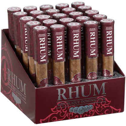Rhum 650 Glass Tubes 25 Ct. Upright Display 6.00X50