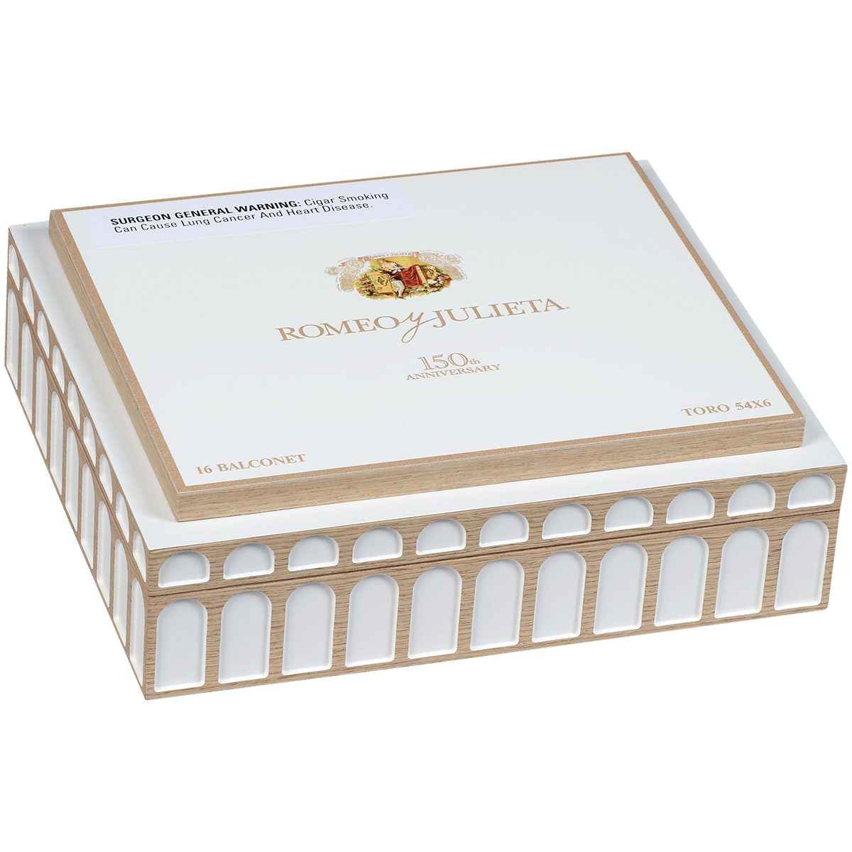 Romeo Y Julieta 150Th Anniversary Balconet 16 Ct. Box 6.00X54